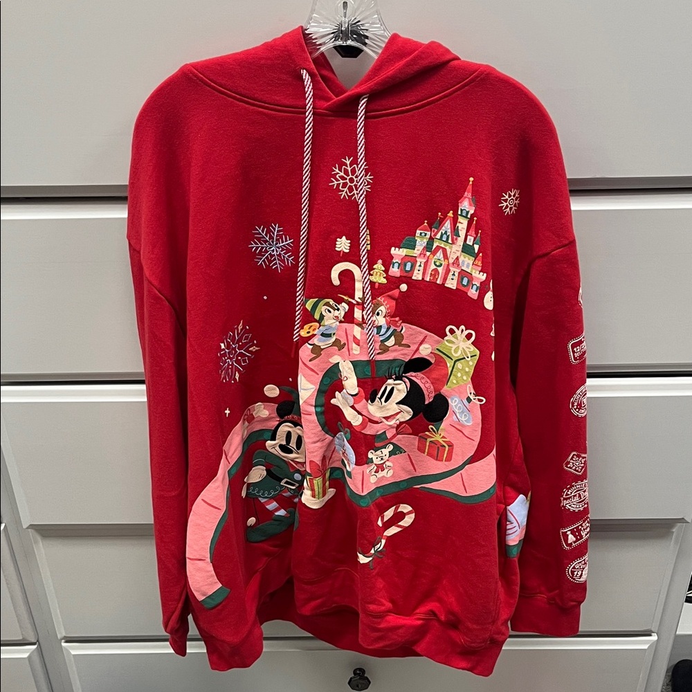 Disney Christmas Hoodie with Festive Characters